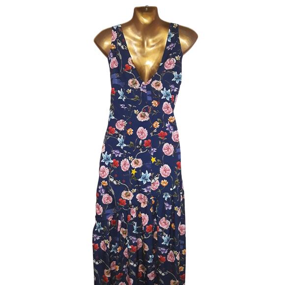 Borgo De Nor Sz 10 THE LOLA Floral Luxe Brand Midi Dress - Picture 6 of 12